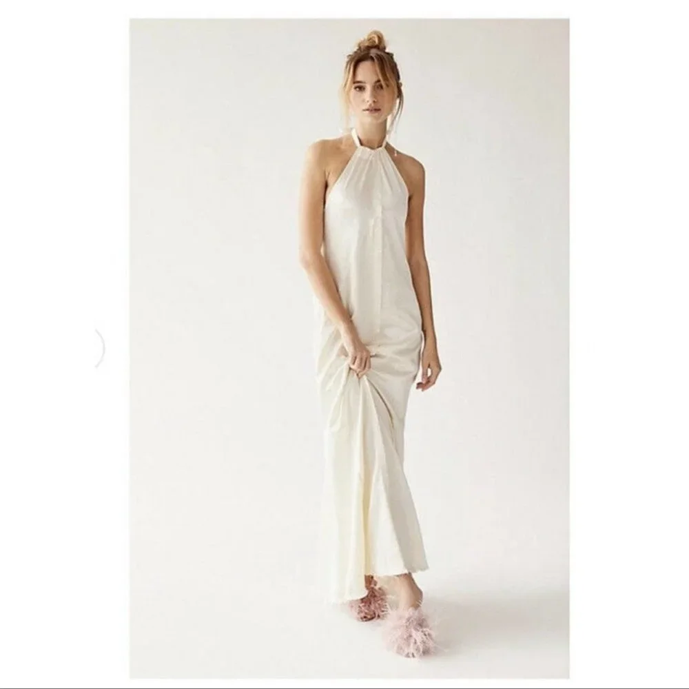 Brenda Knight For Free People RawHem Satin Dress - Picture 13 of 14